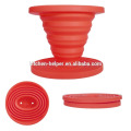 Hot-Selling Heat-Resistant Food Grade filtro de café de silicone flexível